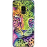 Neon Rainbow Cheetah with Rose by Sheena Pike Galaxy S9 Skin
